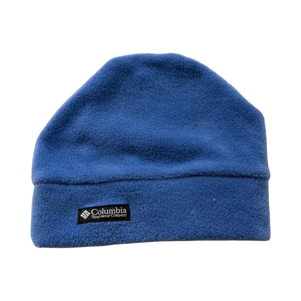 Columbia Sportswear Youth Blue Fleece Beanie Skull Cap Hat Size S/M SM